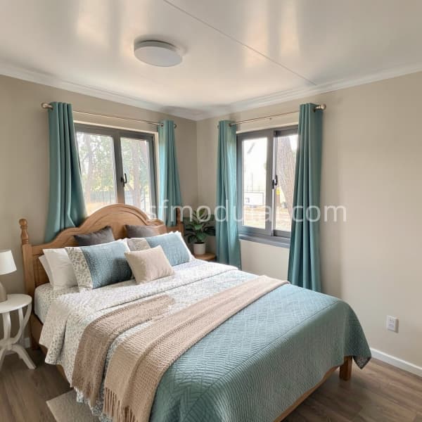 2-story-expandable-tiny-homes-cozy-master-bedroom