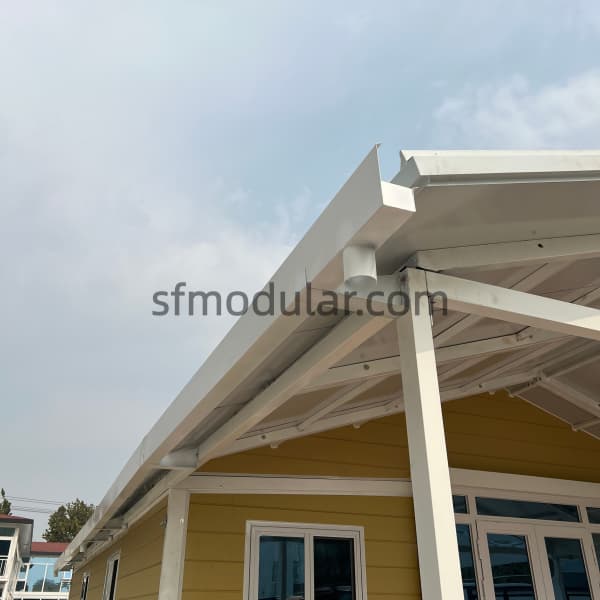 30ft expandable house gable roof eave detail