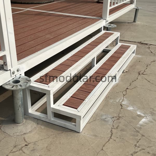 30ft expandable house porch steps detail
