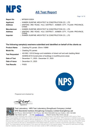 7-Australian Standard (AS) Pass Report (1)