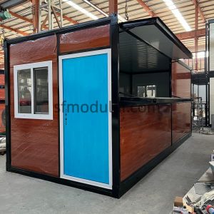 foldable-container-house-coffee-shop-wood-grain-panel