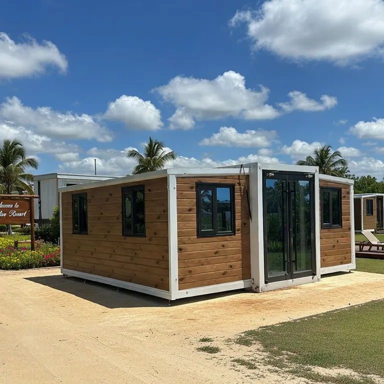 Tourism resort and glamping prefab accommodation solution