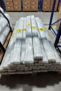Panel connectors packing for standard portable toilet structure assembly
