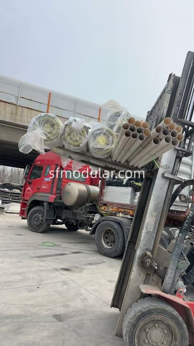 Container shop factory material preparation