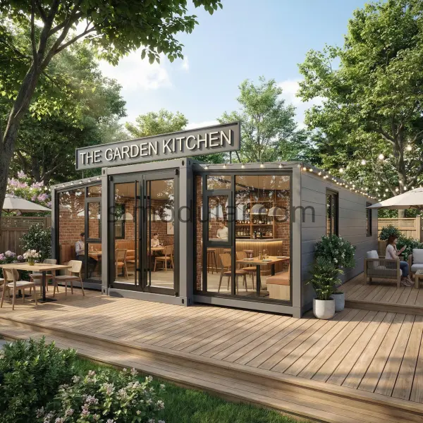 20ft expandable house used as container shop