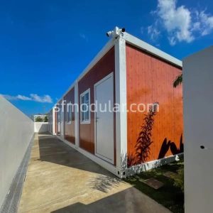 Mining camp buildings for remote workforce housing with two-story modular design