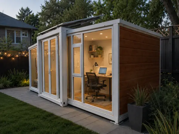 10ft expandable container house backyard office