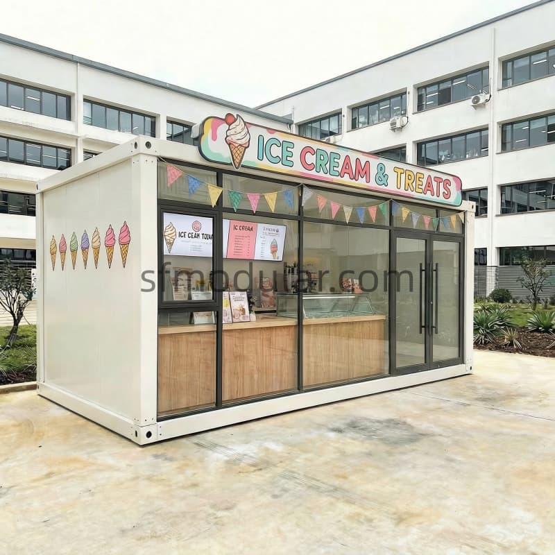 20ft container office used as container shop